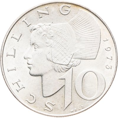 купить Австрия 10 шиллингов (shillings) 1973