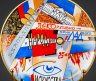 Купить Тарелка декоративная (настенная) "Всероссийский музей декоративнно-прикладного и народного искусства (ДПИ), 25 лет", фарфор, деколь, Российская Федерация, 2006 г.