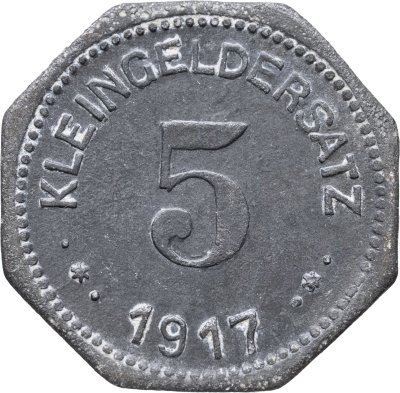 купить Германия "Айслебен" 5 пфеннигов 1917 нотгельд