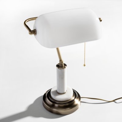 Купить Светильник настольный в винтажном стиле, металл, стекло, Россия, 2023г.