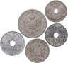 Купить Румыния набор монет для обращения 1905-1924 (5 шт.)
