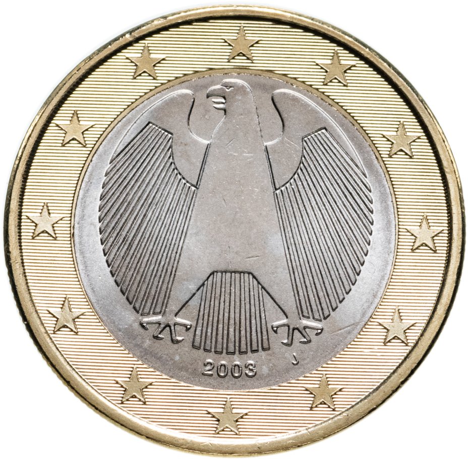 купить Германия 1 евро 2003 Двор J