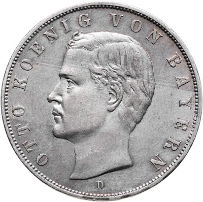 купить Германия (Империя) 3 марки (mark) 1909 D Бавария