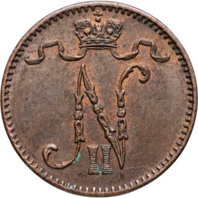 купить 1 пенни (penni) 1914 Российская Финляндия