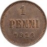 Купить 1 пенни (penni) 1914 Российская Финляндия