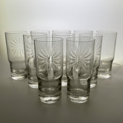 купить Набор стопок на 10 персон, стекло, СССР, 1980-1990 гг.