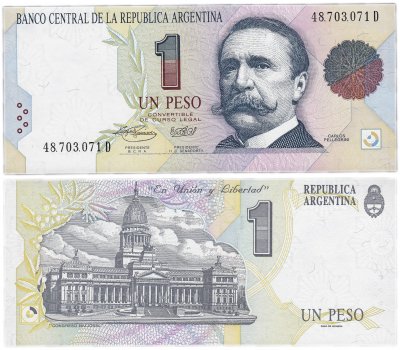 купить Аргентина 1 песо 1992-1994 (Pick 339)