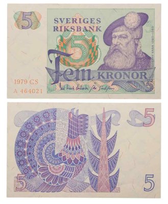 купить Швеция 5 крон 1979 года (Pick 51d)