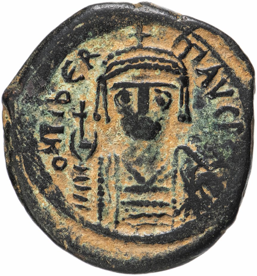 купить Византийская империя, Маврикий Тиберий, 582-602 годы, фоллис.