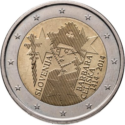 купить Словения 2 евро 2014 "600 лет воцарению Барбары Цилли"
