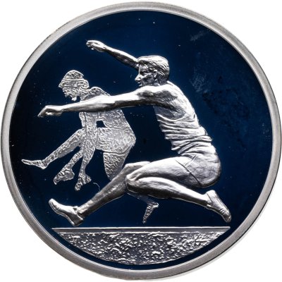 купить Греция 10 евро 2004 "XXVIII летние Олимпийские Игры, Афины 2004 - прыжки в длину"