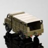 Купить Масштабная модель ГАЗ-66 с тентом из серии "Военная техника", металл, полимерный материал, Тульский патронный завод, СССР, 1970-1990 гг.