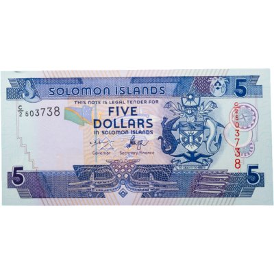 купить Соломоновы острова 5 долларов 2002-2009