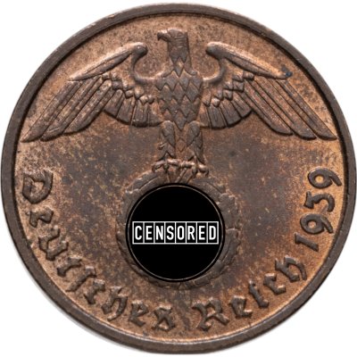 купить Германия (Третий рейх) 2 рейхспфеннига (reichspfennig) 1939 D