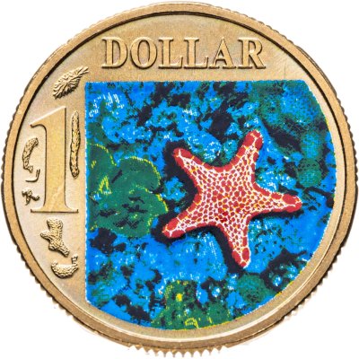 купить Австралия 1 доллар 2007 "Океан - Морская звезда"