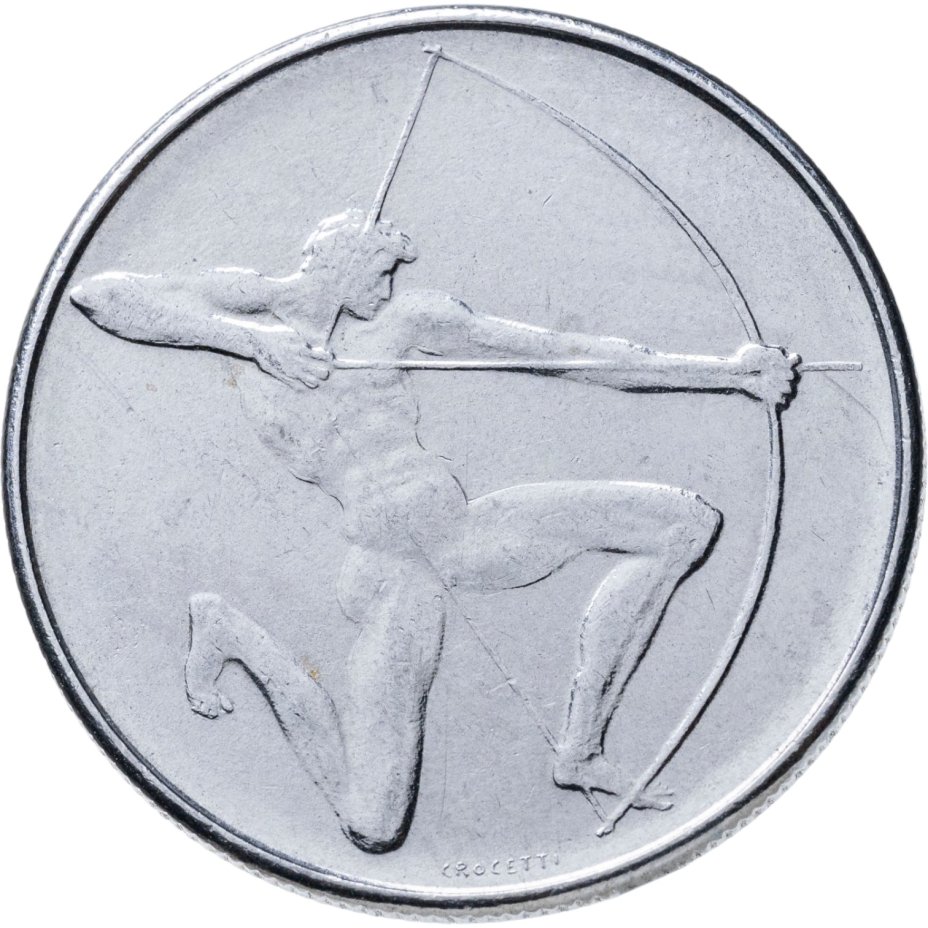 Купить Сан-Марино 100 лир (lire) 1980 XXII летние Олимпийские Игры, Москва 1980