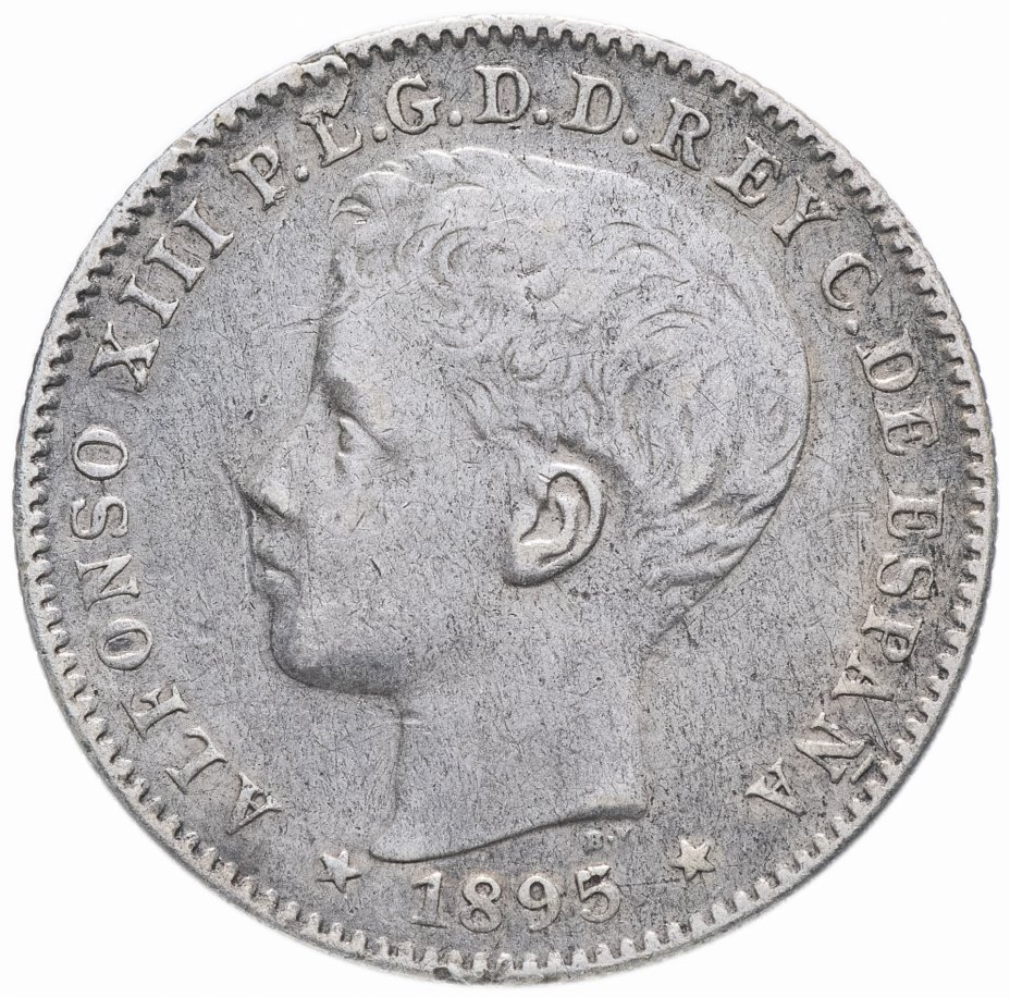 купить Пуэрто Рико (колония Испании) 20 сентаво (centavos) 1895
