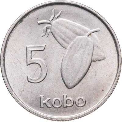 купить Нигерия 5 кобо (kobo) 1974