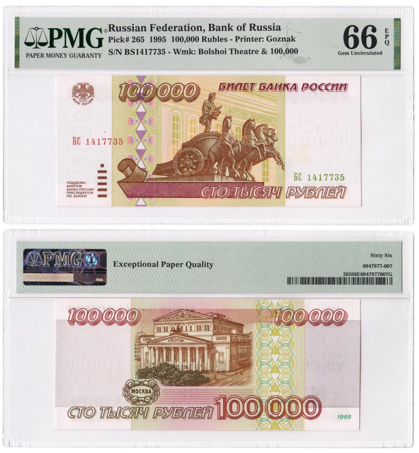 Что можно купить на 100000 рублей в 1995.