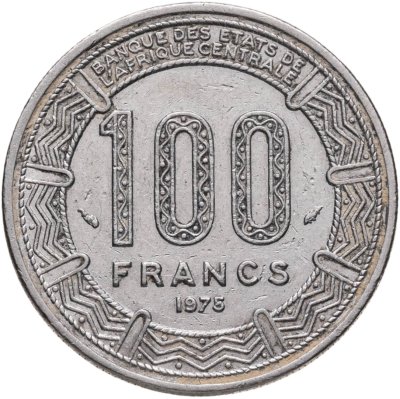 купить Габон 100 франков (francs) 1975