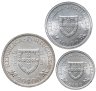 Купить Португалия набор из 3-х монет 5, 10 и 20 эскудо (escudos) 1960 "500 лет со дня смерти Принца Генриха"