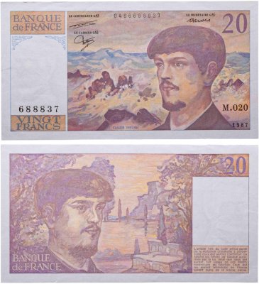купить Франция 20 франков 1987