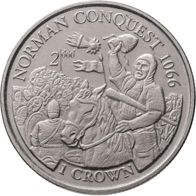 купить Остров Мэн 1 крона 1997 Нормандское завоевание Англии
