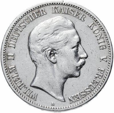 купить Германская Империя (Пруссия) 5 марок (mark) 1901 "А"