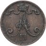 Купить 1 пенни (penni) 1883 монета для Финляндии