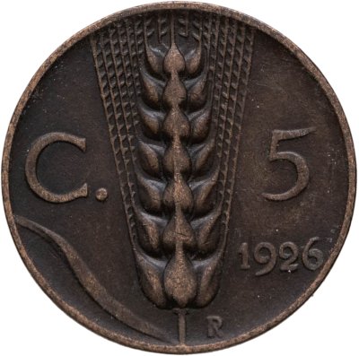 купить Италия 5 чентезимо 1926