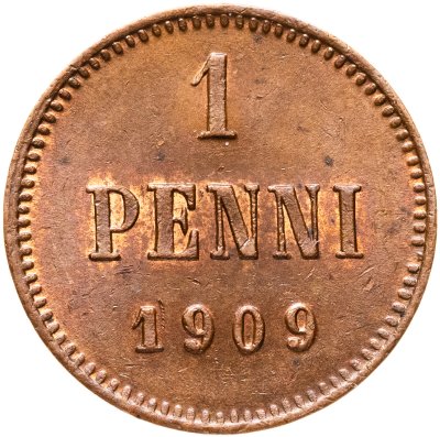 купить 1 пенни (penni) 1909 Российская Финляндия
