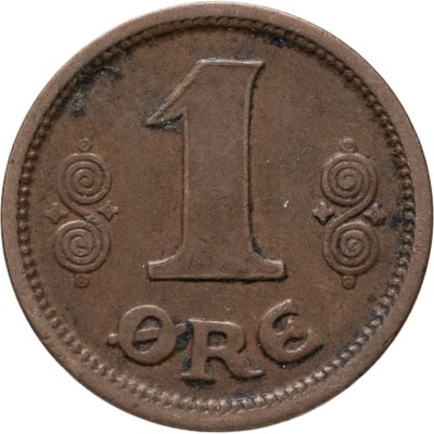 купить Дания 1 эре (ore) 1913