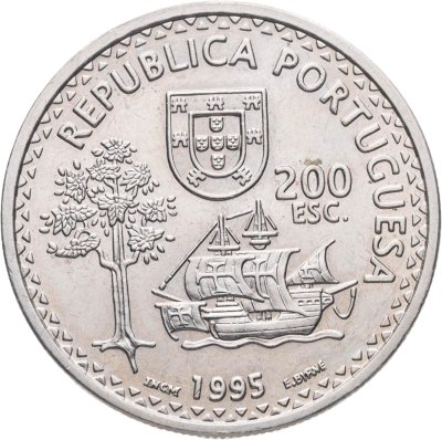 купить Португалия 200 эскудо (escudos) 1995 "480 лет островам Солор и Тимор"