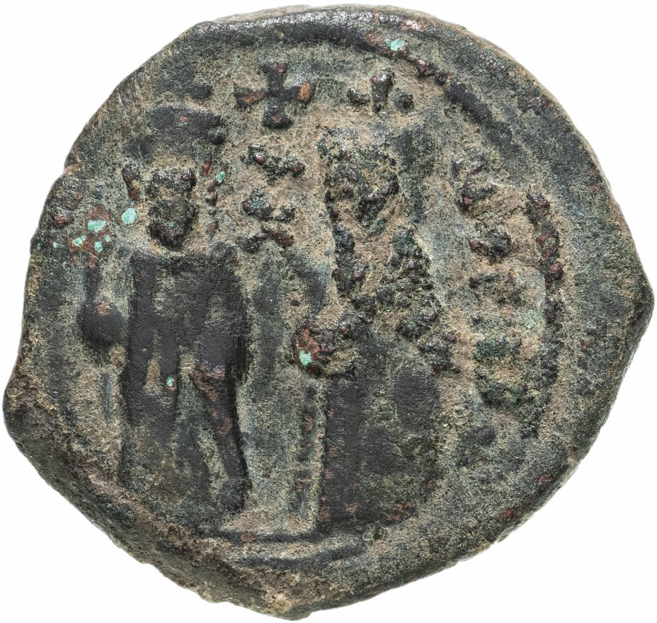 купить Византийская империя, Фока и Леонтия, 602-610 годы, фоллис.
