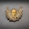 Купить Вышивки парные "Херувимы", ткань, вышивка гладью, бумага, печать, Российская империя, 1900-1910 гг.