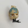 Купить Игрушка елочная на прищепке "Медведь с гармошкой", стекло, роспись, Завод стеклянных ёлочных украшений и оптических изделий, г. Москва, СССР, 1950-1960 гг.