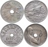 Купить Испания набор из 4 монет 25 сантимов 1925-1937