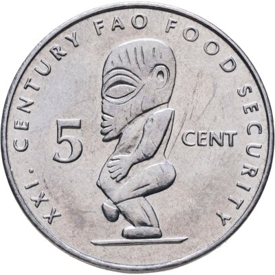 купить Острова Кука 5 центов (cent) 2000 FAO (ФАО)