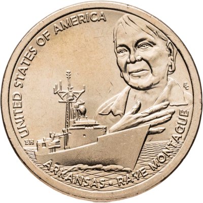 купить США 1 доллар 2025 P Американские инновации - инженер Рэй Джин Монтегю (Арканзас)