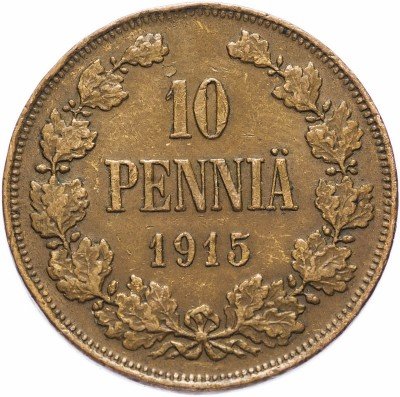 Купить Для Финляндии 10 пенни 1915