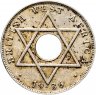 Купить Британская Западная Африка 1/2 пенни (penny) 1936 H Эдуард VIII знак монетного двора: "H" - Хитон, Бирмингем