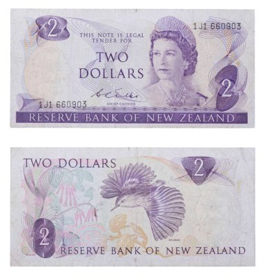 купить Новая Зеландия 2 доллара 1967-1981