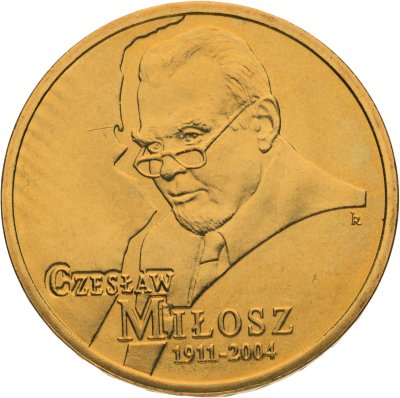 купить Польша 2 злотых 2011 "100 лет со дня рождения Чеслава Милоша"