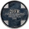 Купить Швейцария 20 франков (francs) 1994 "Чёртов мост"