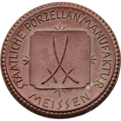 купить Германия, Мейсен медаль в честь ежегодной выставки труда 1922