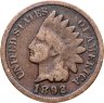 Купить США 1 цент (cent) 1892 Indian Head Cent