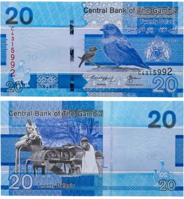 купить Гамбия 20 даласи 2023