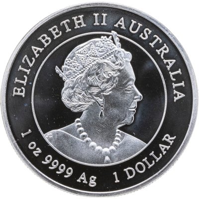 купить Австралия 1 доллар 2022 "Год тигра - Тигр с тигренком", Цветное покрытие