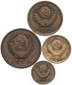 Купить Набор монет СССР 1977  года (4 монеты)