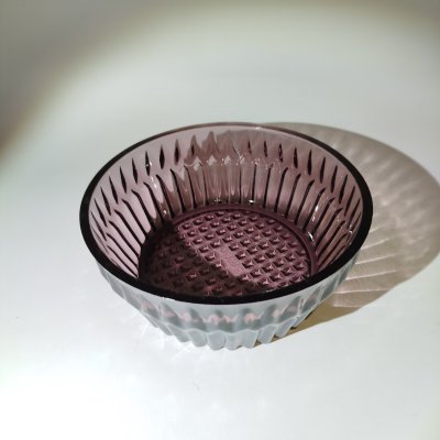 купить Конфетница с рельефным декором, стекло, СССР, 1970-1990 гг.